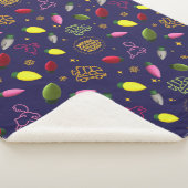 クリスマス休暇 |ホリデーパターン シェルパブランケット (3/4)