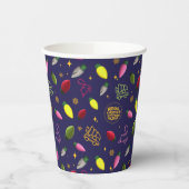 クリスマス休暇 |ホリデーパターン 紙コップ (左)