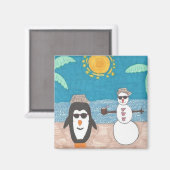 クリスマス休暇 マグネット (正面/裏面)