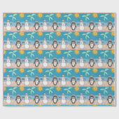 クリスマス休暇 ラッピングペーパー (フラット)