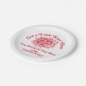 クリスマス休暇 |与えここで ペーパープレート (アングル)