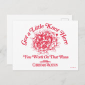 クリスマス休暇 |与えここで ポストカード (正面/裏面)