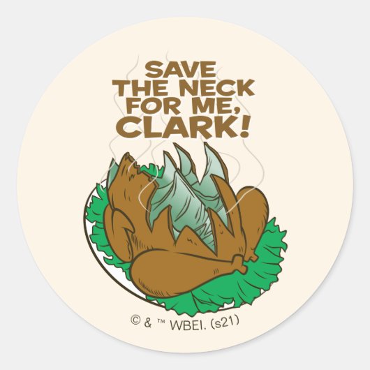 クリスマス休暇 救|私の首! ラウンドシール (正面)