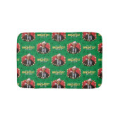 クリスマス休暇 |最も明るい電球のパターンではありません バスマット (正面)