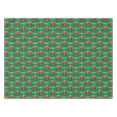 クリスマス休暇 |最も明るい電球パターンではない テーブルクロス (正面(横))