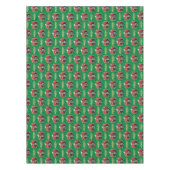 クリスマス休暇 |最も明るい電球パターンではない テーブルクロス (正面)