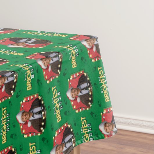 クリスマス休暇 |最も明るい電球パターンではない テーブルクロス (インサイチュ)