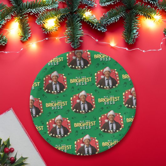クリスマス休暇 |最も明るい電球パターンではない ペーパープレート