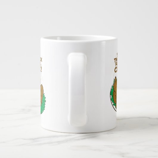 クリスマス休暇 私に|救首を贈ってくれ、クラーク！ ジャンボコーヒーマグカップ (裏面)