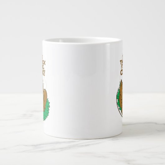 クリスマス休暇 私に|救首を贈ってくれ、クラーク！ ジャンボコーヒーマグカップ (正面)