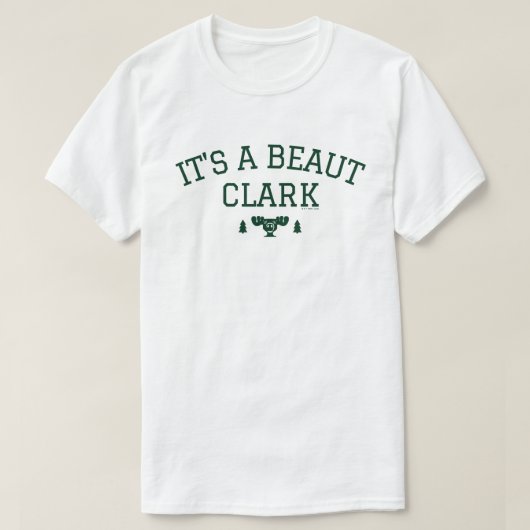 クリスマス休暇 |美しいクラーク Tシャツ (デザイン正面)