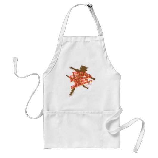 クリスマス休暇 | 4アラーム・ホリデー・エマージェンシー スタンダードエプロン (正面)