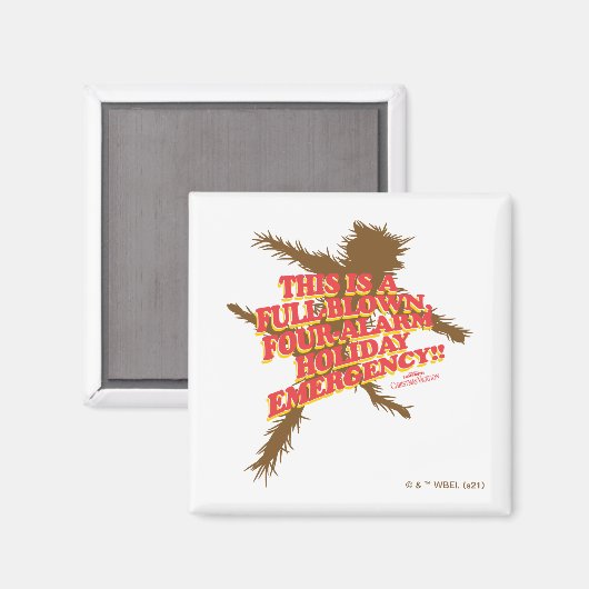 クリスマス休暇 | 4アラーム・ホリデー・エマージェンシー マグネット (正面/裏面)