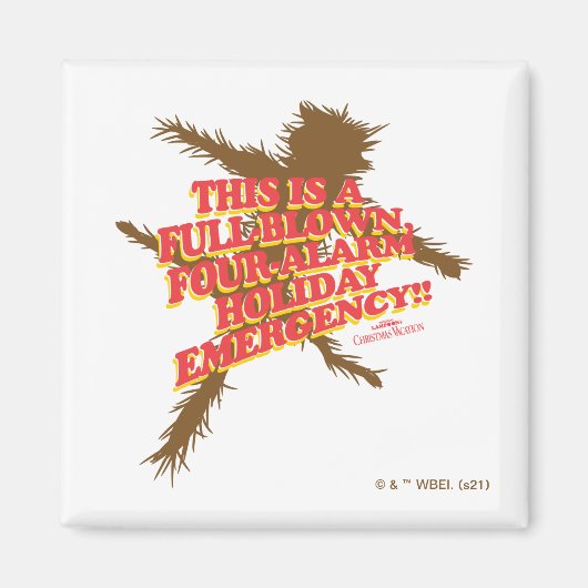 クリスマス休暇 | 4アラーム・ホリデー・エマージェンシー マグネット (正面)