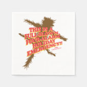 クリスマス休暇 | Four-Alarm Holiday Emergency スタンダードカクテルナプキン (正面)