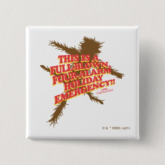 クリスマス休暇 | Four-Alarm Holiday Emergency 缶バッジ (正面)