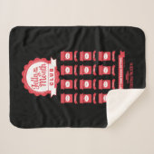 クリスマス休暇 Jelly of the Month Club シェルパブランケット (正面(横))