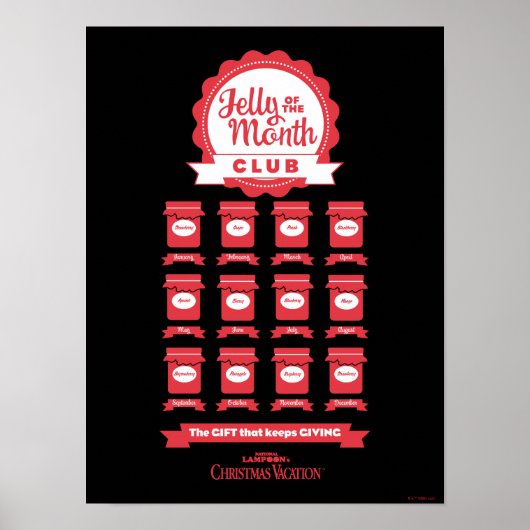 クリスマス休暇 Jelly of the Month Club ポスター (正面)