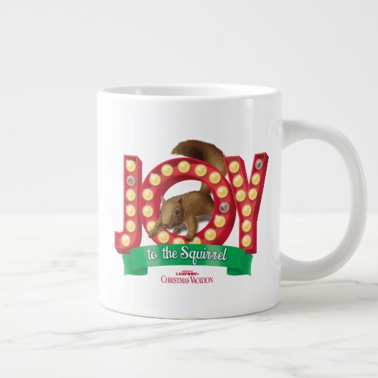 クリスマス休暇 | Joy to the Squirrel ジャンボコーヒーマグカップ (右)