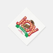 クリスマス休暇 | Joy to the Squirrel スタンダードカクテルナプキン (角)