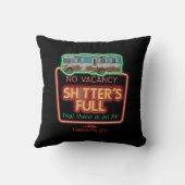 クリスマス休暇 | Sh*tterのフルネオンサイン クッション (裏面)
