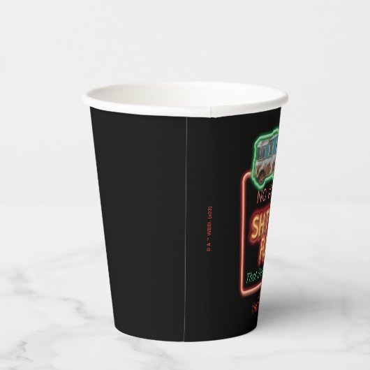 クリスマス休暇 | Sh*tterの完全ネオン記号 紙コップ (右)