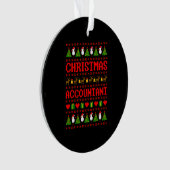 クリスマス会計士 オーナメント (正面)