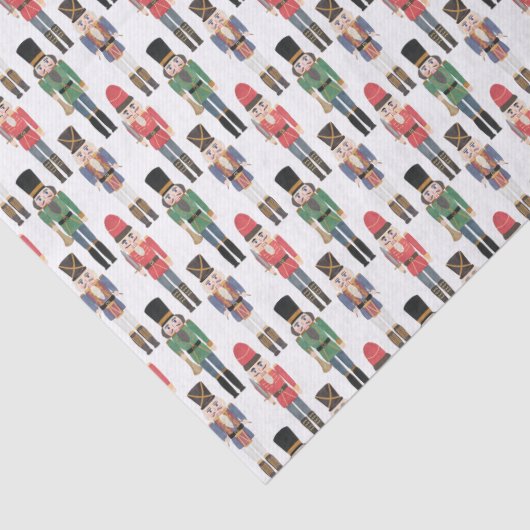 クリスマス伝統的のくるみ割り兵士 薄葉紙 (詳細)