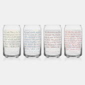 クリスマス伝統的の楽しいミステリー ガラス缶 (裏面)