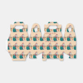 クリスマス伝統的の準備をする可愛いサンタ フェイバーボックス (折り畳みなし)