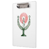 クリスマス伝統的キャンドル クリップボード (左)