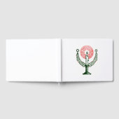 クリスマス伝統的キャンドル ゲストブック (全面)