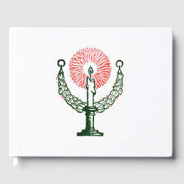 クリスマス伝統的キャンドル ゲストブック