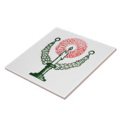 クリスマス伝統的キャンドル タイル (側面)