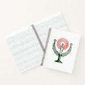 クリスマス伝統的キャンドル ノートブック (内部)