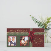 クリスマス伝統的デザイン シーズンカード (スタンド正面)