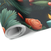 クリスマス伝統的デザイン ラッピングペーパー (ロールコーナー)