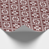 クリスマス伝統的パターン包装紙 ラッピングペーパー (角)