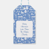 クリスマス伝統的冬場 ギフトタグ (裏面)