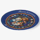 クリスマス伝統的出生シーン ペーパープレート (アングル)