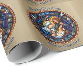 クリスマス伝統的出生シーン ラッピングペーパー (ロールコーナー)