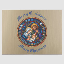 クリスマス伝統的出生シーン 薄葉紙