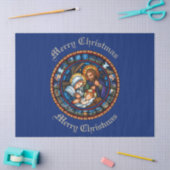 クリスマス伝統的出生シーン 薄葉紙 (クラフト)