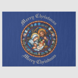 クリスマス伝統的出生シーン 薄葉紙