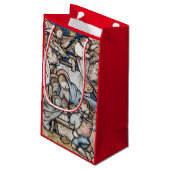 クリスマス伝統的抱き枕絵を描出生 スモールペーパーバッグ (裏面アングル)