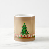 クリスマス伝統的 コーヒーマグカップ (中央)