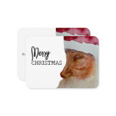 クリスマス伝統的 ノートカード (正面/裏面インサイチュ)