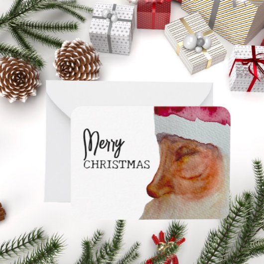 クリスマス伝統的 ノートカード