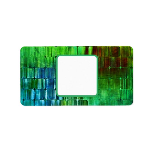 クリスマス住所 シールとシール ラベル (正面)