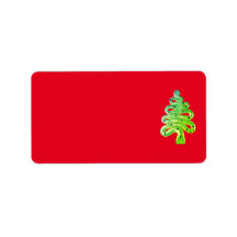 クリスマス住所 シールアートとデザイン